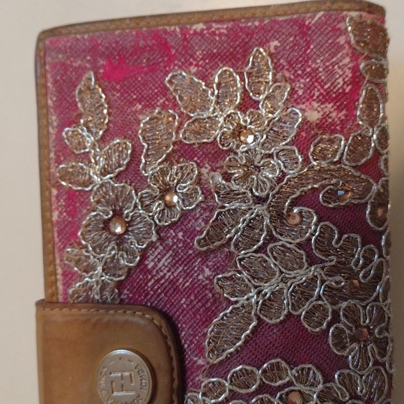 Vintage 90s Upcycled Authentic Fendi Genuine Leather Wallet - Picture 6 of 16